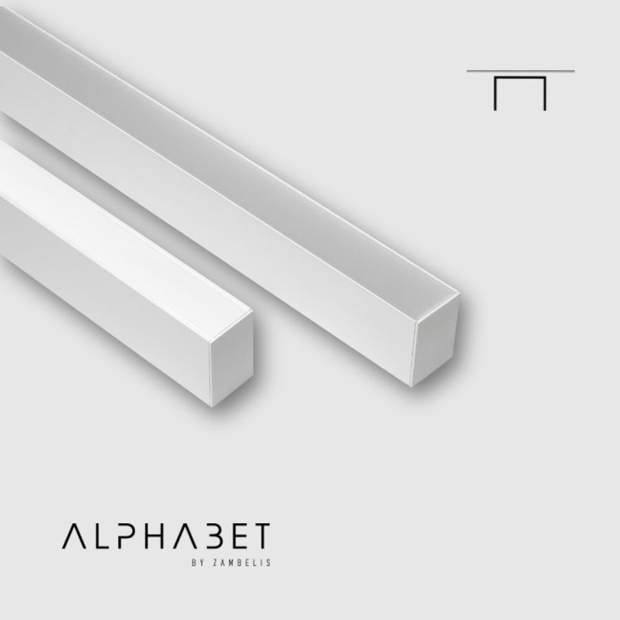 Alphabet ALPHA 48 Linearprofil für die Deckenmontage